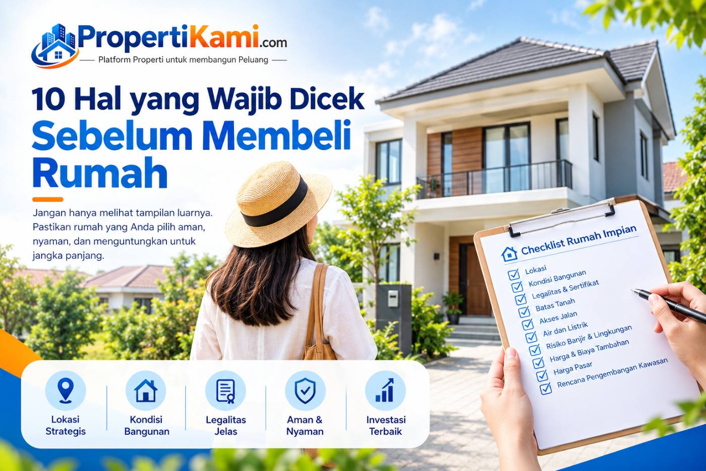 10 Hal yang Wajib Dicek Sebelum Membeli Rumah