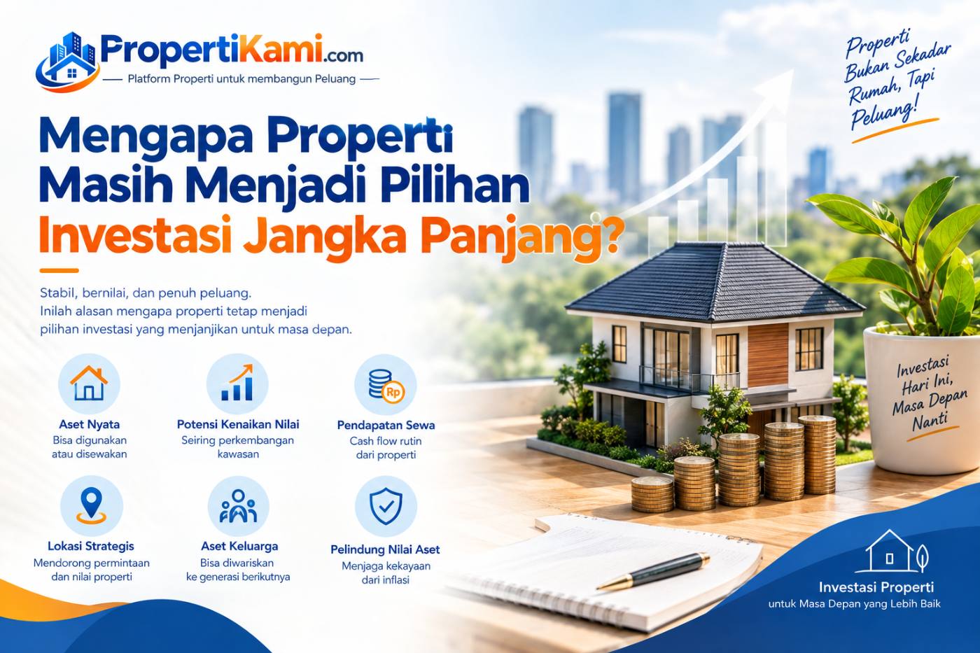 Mengapa Properti Masih Menjadi Pilihan Investasi Jangka Panjang?