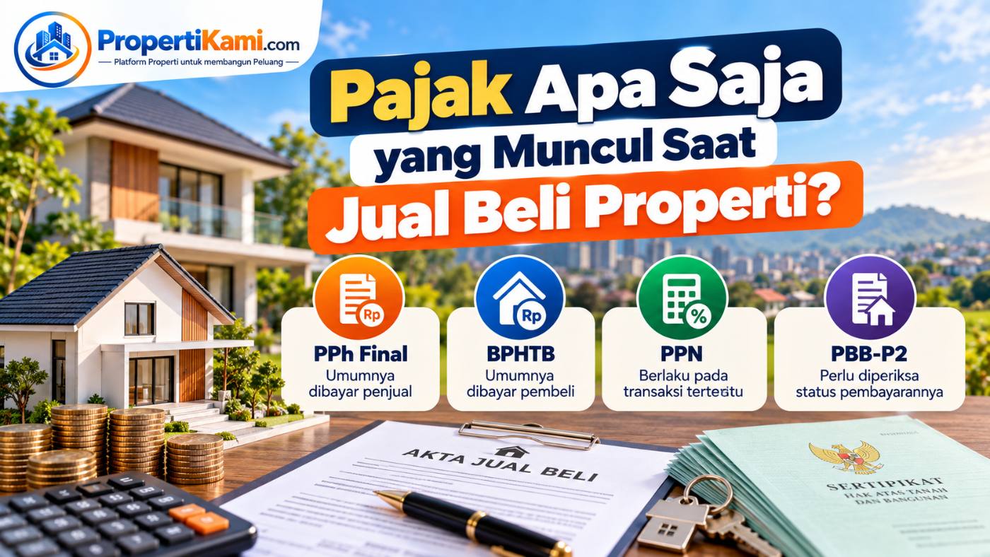 Pajak Apa Saja yang Muncul Saat Jual Beli Properti?