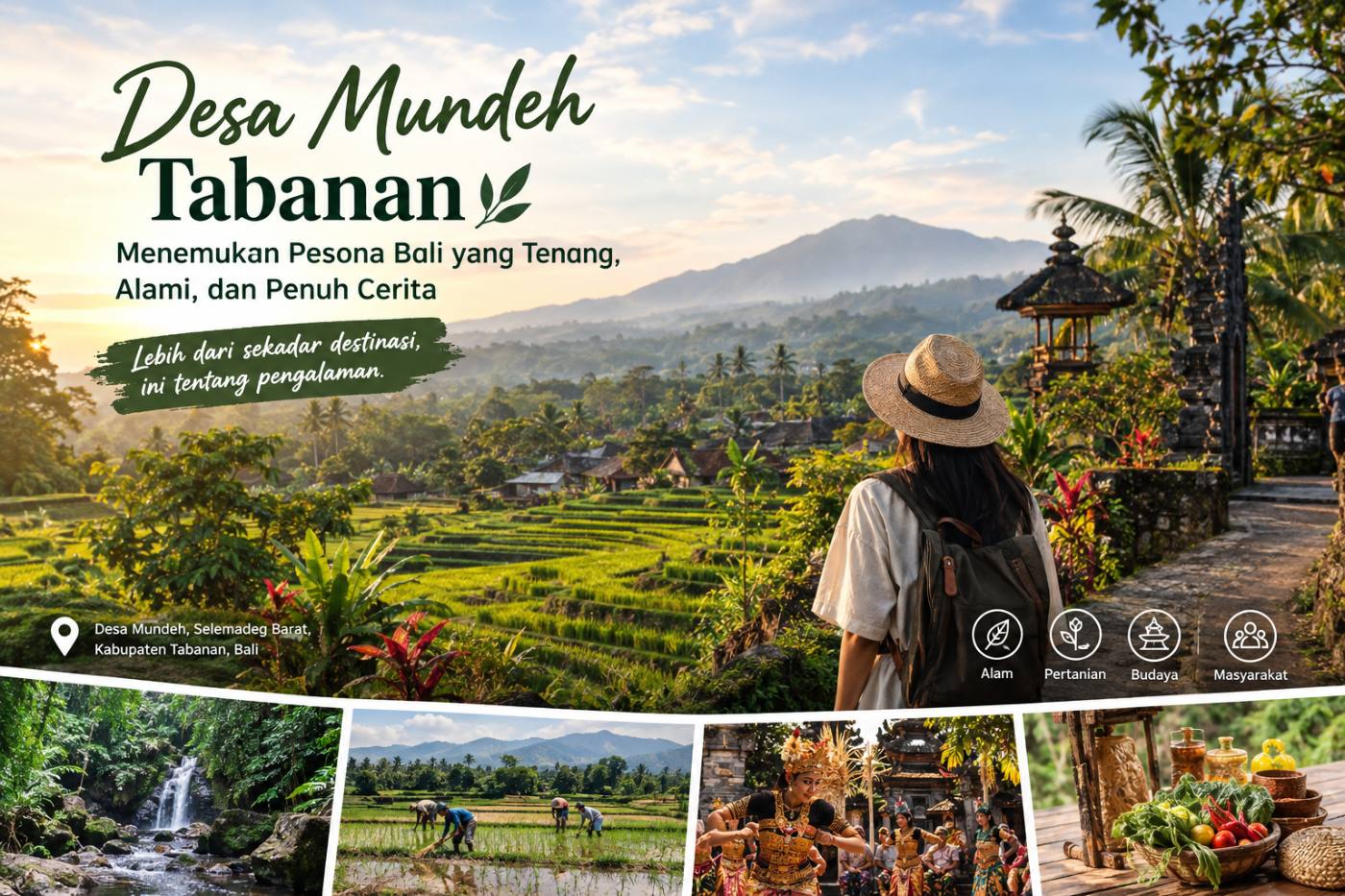 Desa Mundeh Tabanan: Menemukan Pesona Bali yang Tenang, Alami, dan Penuh Cerita