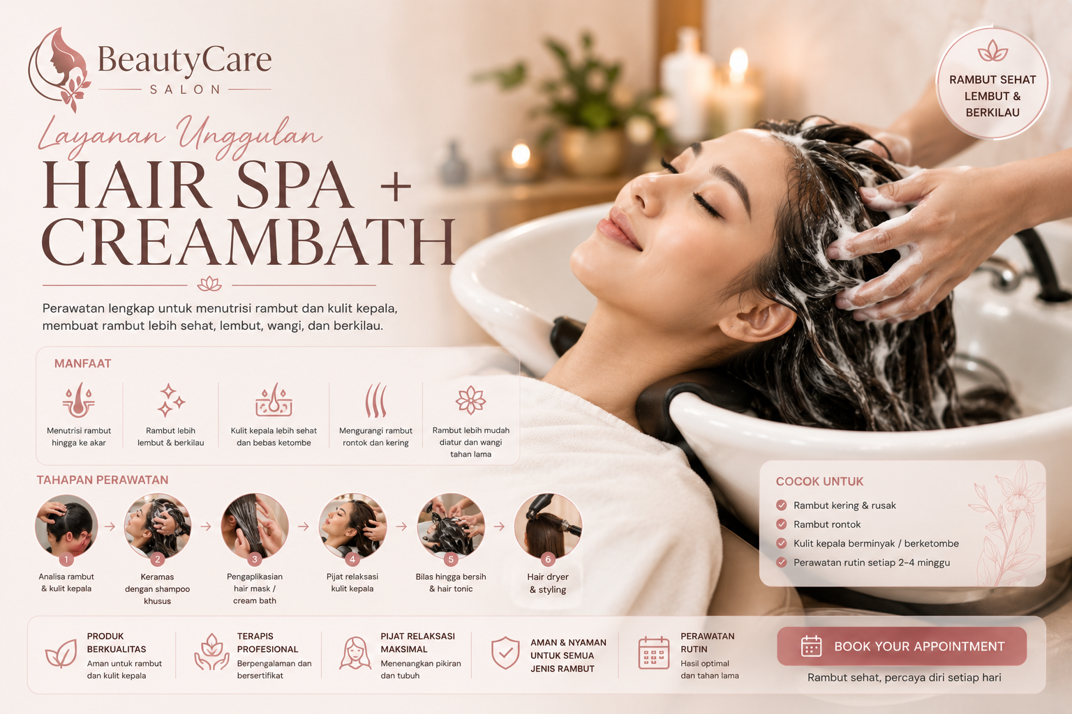Hair Spa + Creambath