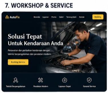 Thumbnail template Workshop & Service