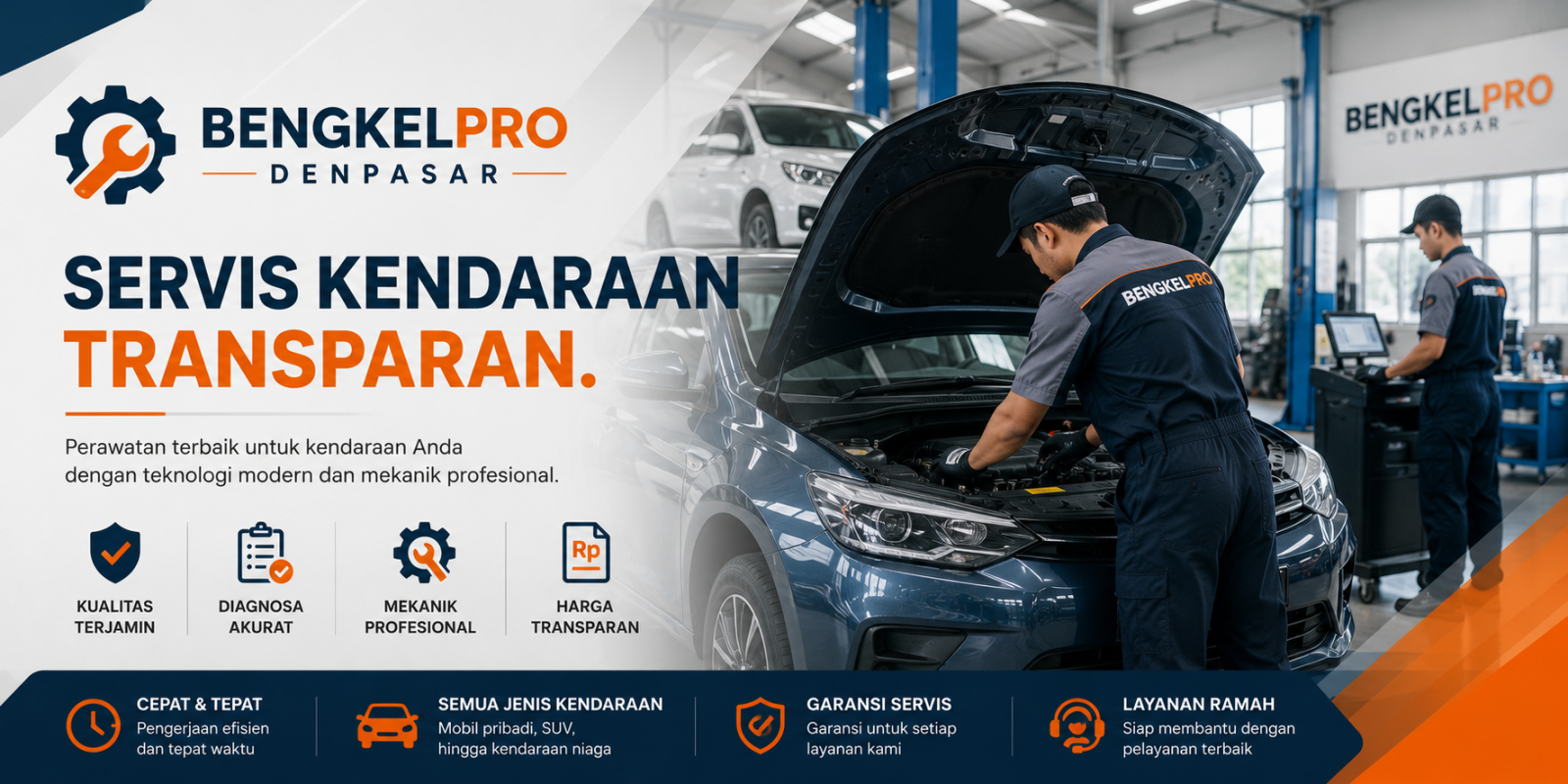 Servis kendaraan transparan.