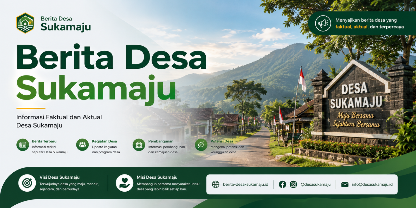 Informasi Faktual dan Aktual Desa Sukamaju