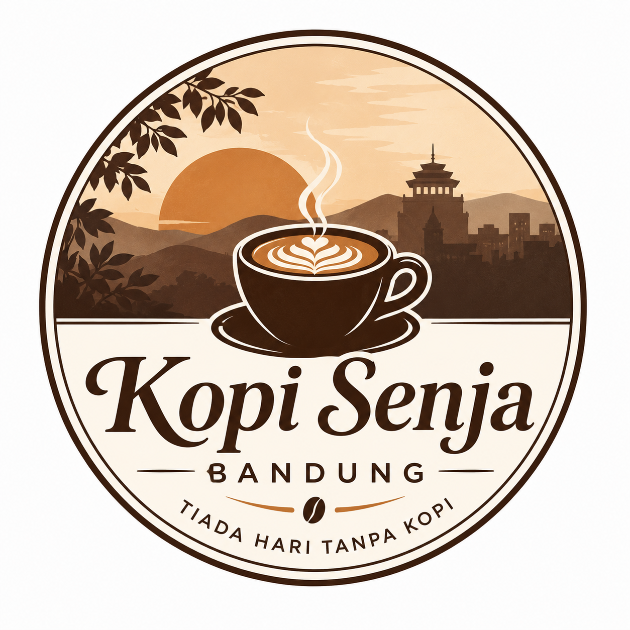 Logo Kopi Senja Bandung