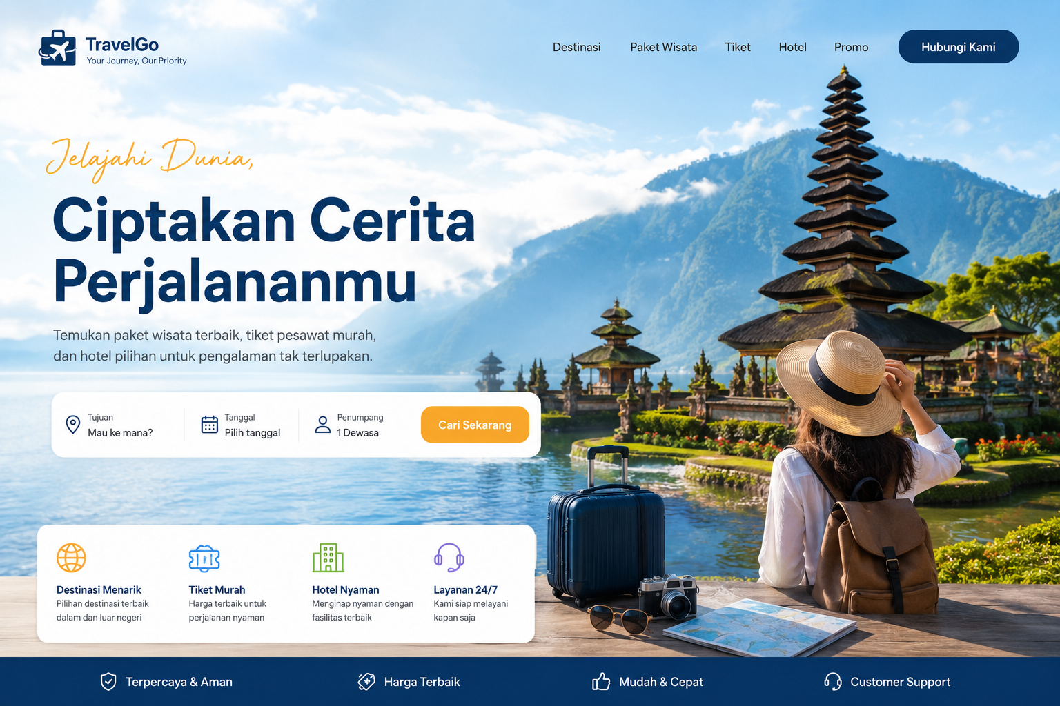 Trip Jogja rapi, fleksibel, berkesan.