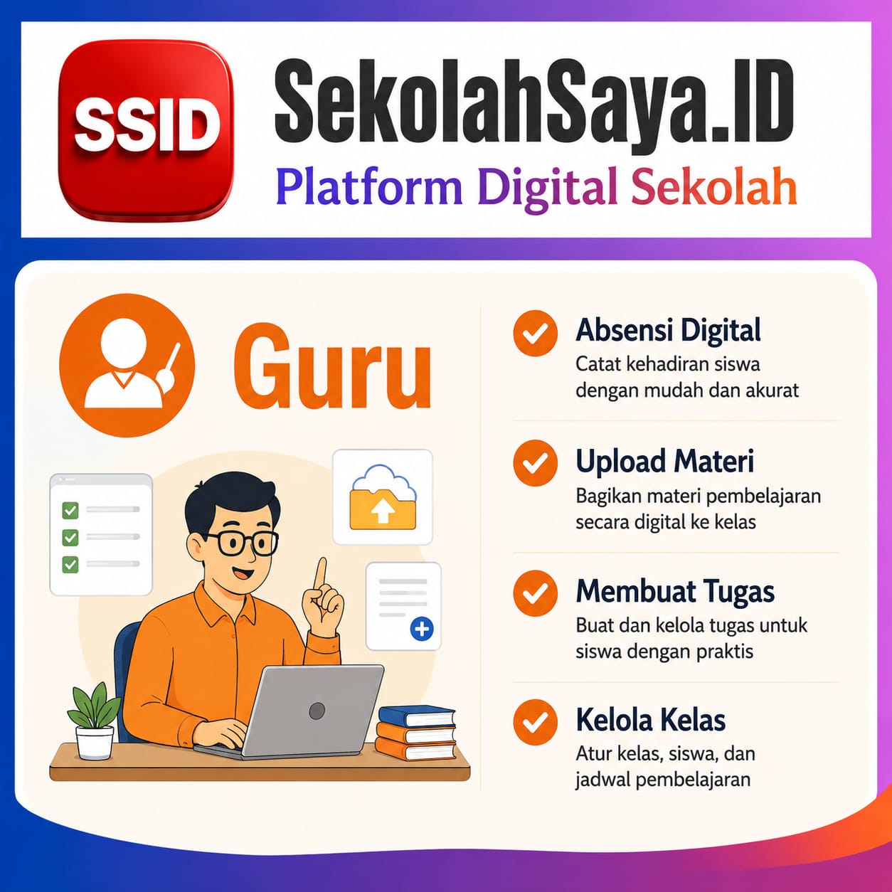 Fitur SekolahSaya.ID