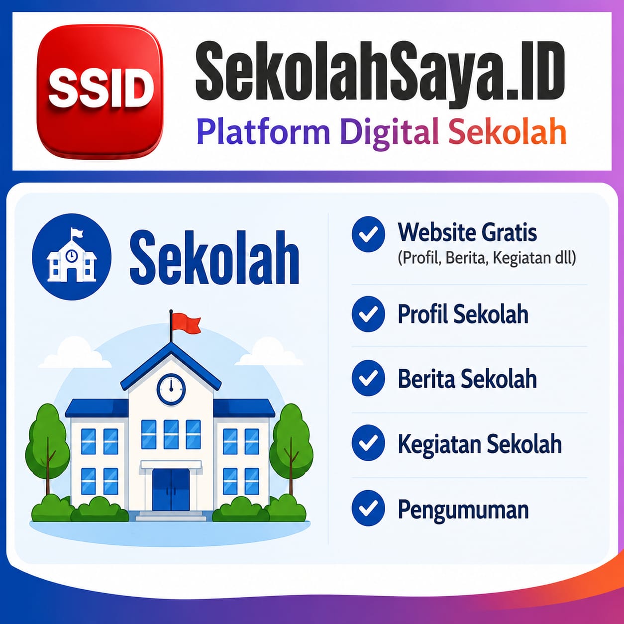 Fitur SekolahSaya.ID