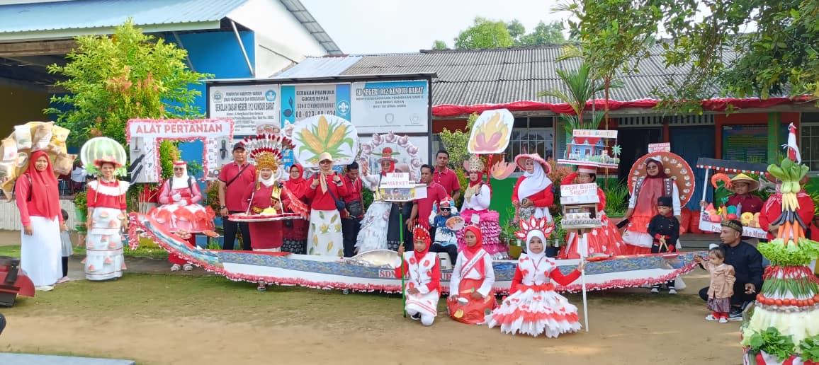 Semarak Karnaval 17 Agustus SDN 012 Kundur Barat